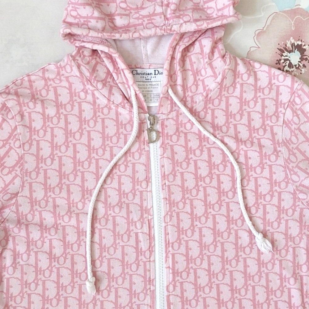 Vintage Christian dior monogram hoodie - Picture 5 of 14